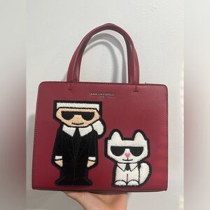 NEW Karl Lagerfeld cat satchel